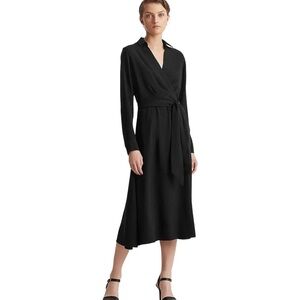 Lauren Ralph Lauren Long Sleeve Black Day Dress